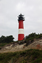 Leuchtturm Hörnum auf Sylt an der Nordsee