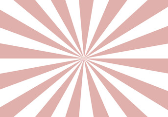 Fototapeta premium White background with pastel sun rays. Abstract summer sun shine. Flat vector illustration