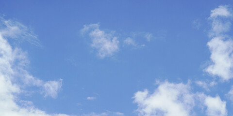 blue sky with clouds