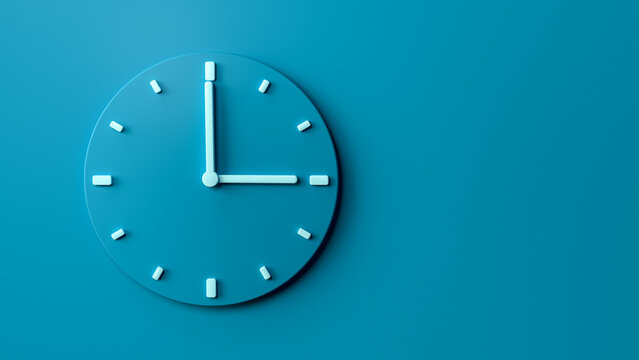 Office Wall Clock 3d illustration