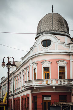 Vertical shot of an architectural building