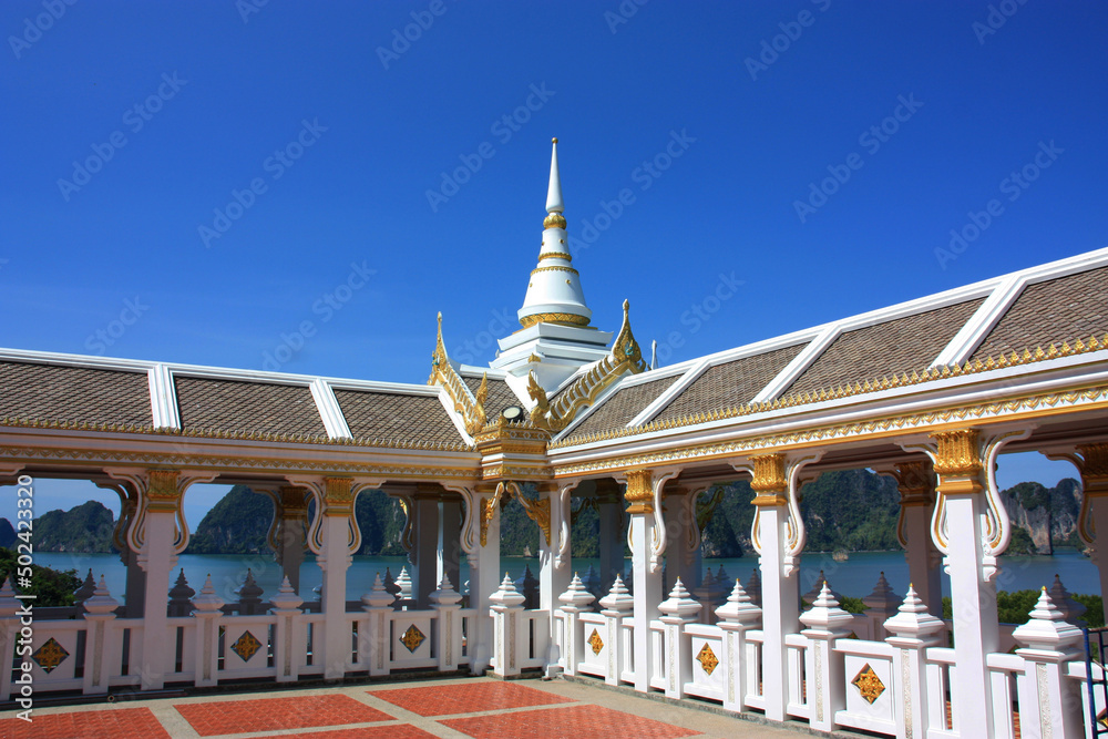 Wall mural wat laem sak in the krabi province of thailand