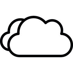 Two Clouds Icon