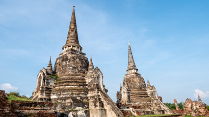 Wat Phra Si Sanphet in Ayutthaya, Thailand