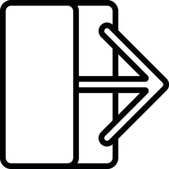Exit Door Arrow Icon