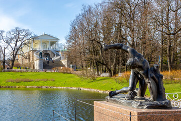 Cameron Gallery in spring, Tsarskoe Selo, Pushkin, St. Petersburg
