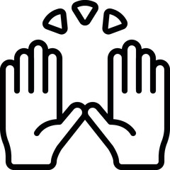 Celebrate Hands Icon