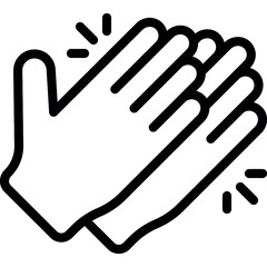 Fototapeta premium Clapping Hands Icon