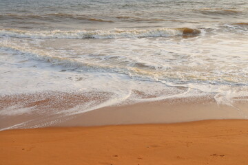 waves on the beach