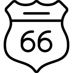 Route 66 Icon