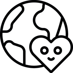 Earth Love Icon