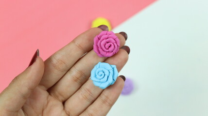 Cute Miniature Roses out of Foam Sheet - Rose Flower Craft