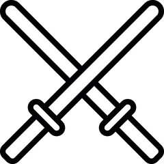 Wooden Practise Swords Icon