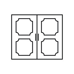 door vector for website symbol icon presentation