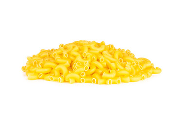 macaroni isolated on white background