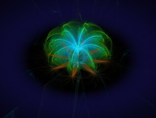 Imaginatory fractal abstract background Image