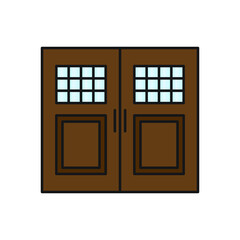 door vector for website symbol icon presentation