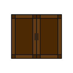 door vector for website symbol icon presentation