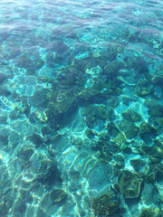 Blue background. The texture of the water. Indian Ocean.