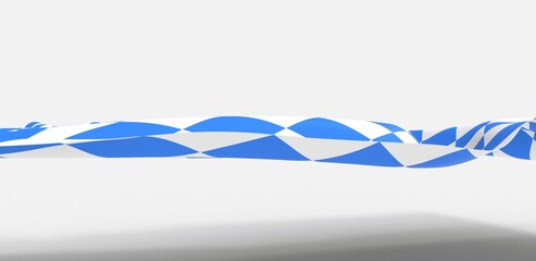 bavarian flag wide panorama oktoberfest background with white blue bavaria isolated white background..