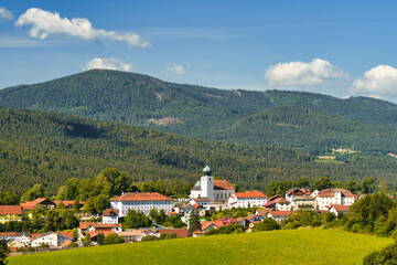 Lam, a small town in the Bavarian Forest in the Upper Palatinate, Germany.