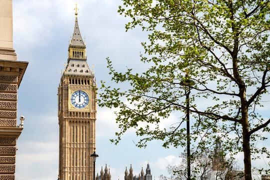 The Big Ben, Palace of Westminster, London	