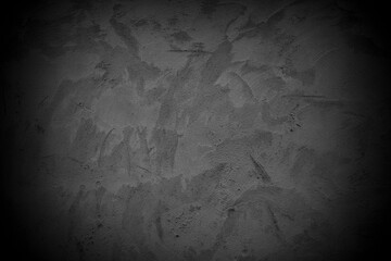 Old wall texture cement dark black gray  background abstract grey color design are light with white gradient background.