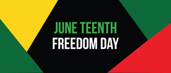 Foto op Canvas juneteenth freedom day june 19, emancipation day celebrated Poster, greeting card, banner and background juneteenth concept vector © Bilash Deb