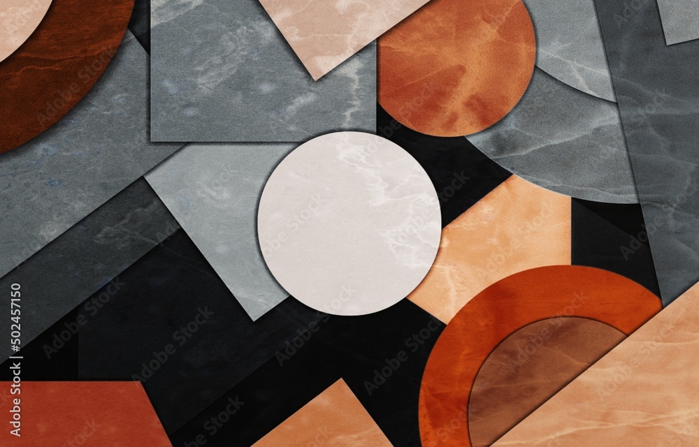 Fototapete abstract background. background for text, presentation. multicolored image of geometric shapes.