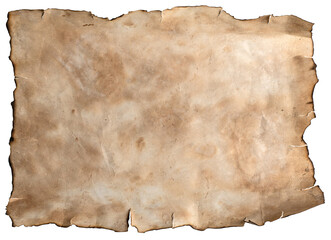 Yellow grunge ancient parchment paper. Old textured paper on table from above. Old witch book empty...