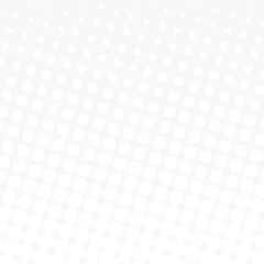White circles, gradient halftone background. Vector illustration.	