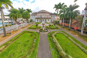 Fototapeta premium Carlos Gomes Theater in Blumenau in Santa Catarina