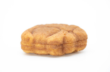 mini cake isolate on white background, front view