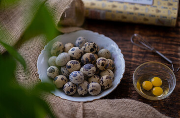 Quail eggs