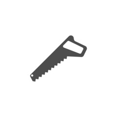 Metal saw icon logo design illustration