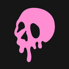 Dripping Skull Vector, Skulls SVG. Download it now