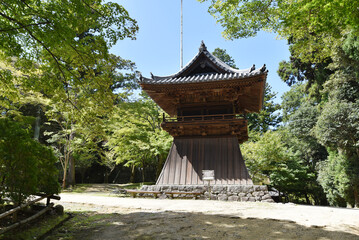 Fototapeta premium 書写山円教寺 鐘楼 兵庫県姫路市書写