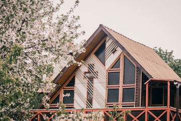 Construction of a new house with insulation