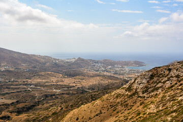 Fototapeta na wymiar Beautiful coast of Ios Island. Cyclades, Greece