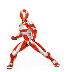 future astronaut is ready for action with copy space