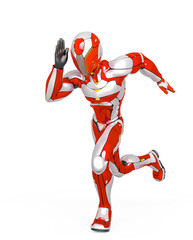 future astronaut is running