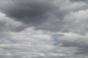 Dark rain clouds. Background with thick clouds