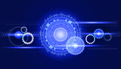 Abstract technology background Hi-tech background vector illustration