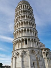 A beautiful Leaning Tower of Pisa