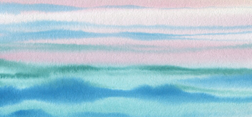 Abstract watercolor background. Painted bright spot on paper with watercolor paint. Bright colorful background for design.