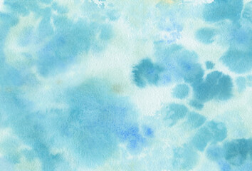 Abstract watercolor background. Painted bright spot on paper with watercolor paint. Bright colorful background for design.