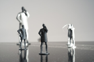 3d printed business people