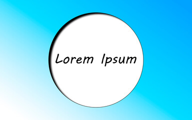 Blue design with space for Lauren Ipsum lettering
High Quality