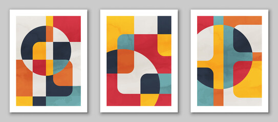 Moder design, hand painted illustrations for wall decoration, social media, banner, postcard, cover, background