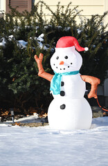 Obraz premium Inflated Snowman